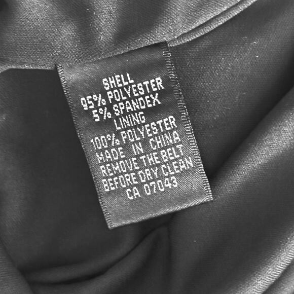 Adrianna Papell Pleated Ruffle Fit & Flare Dress Womens 6 Goth Lolita Doll - Picture 7 of 8